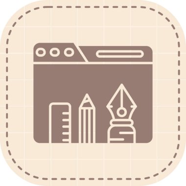 Benzersiz mutfak araçları vektör simgesi