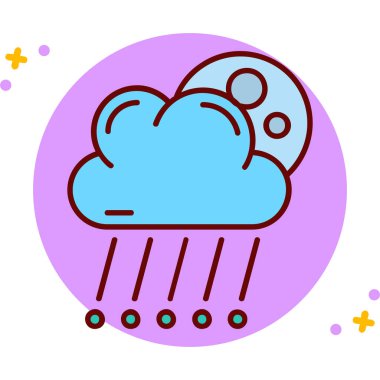 vektörde gökkuşağı simgesi