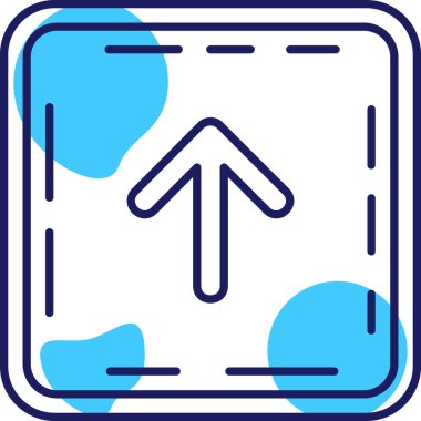 vektör yönü ok simgesi