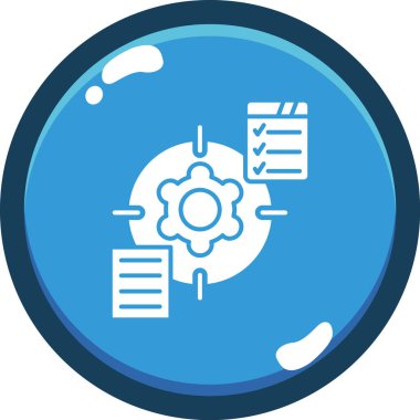 seo modern simgesinin vektör illüstrasyonu