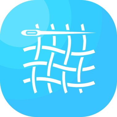 Bir ip simgesinin vektör illüstrasyonu