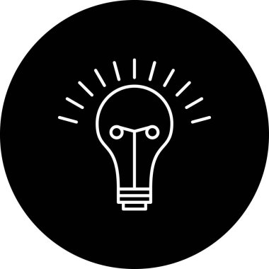 Vektör Ampul Simgesi illüstrasyonu