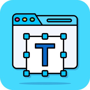 Ağ simgesi. İnternetin basit illüstrasyonu