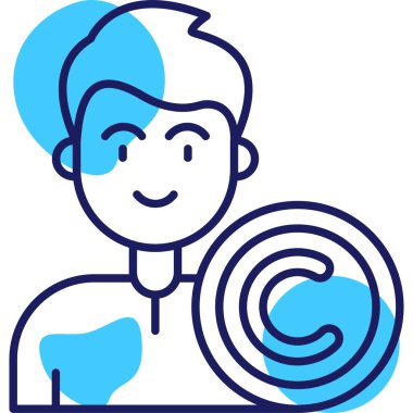 Mıknatıs simgesi olan adam