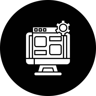 tarayıcı vektör resimleme simgesi