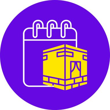 Bir benzin istasyonunun vektör illüstrasyonu