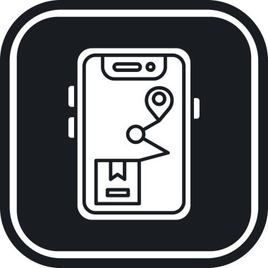 gps navigasyon konumu simgesi