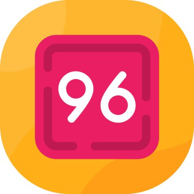 98 artı modern simge, basit vektör illüstrasyonu