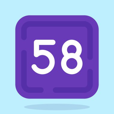 6 numaralı simge tasarım şablonu