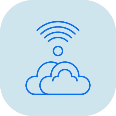 Wifi simgesi, vektör illüstrasyonu