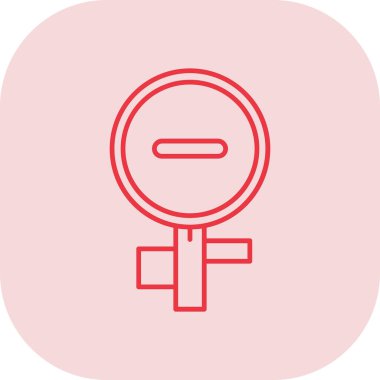 kadın simgesi. vektör çizim