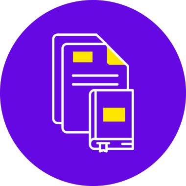 Dosya. Web simgesi basit illüstrasyon