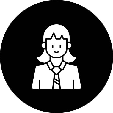 avatar kadın simgesi ana hatlarıyla