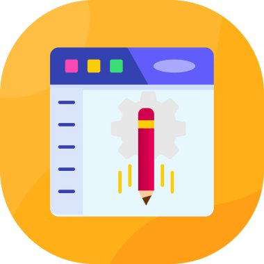 Kurşun kalemli bir kalemin vektör çizimi