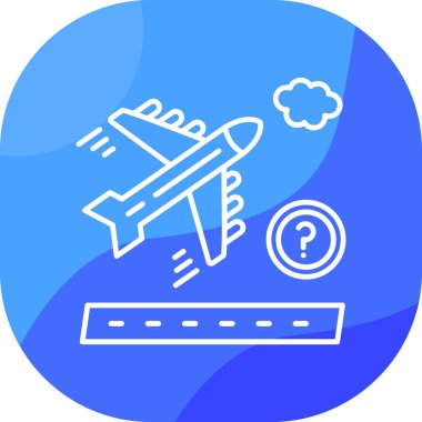 Uçak havaalanı uçak simgesi