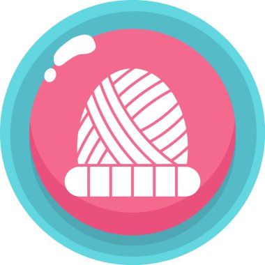 Dondurma simgesinin vektör illüstrasyonu