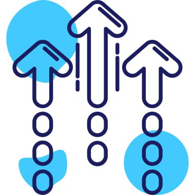 Seo simgesinin vektör illüstrasyonu