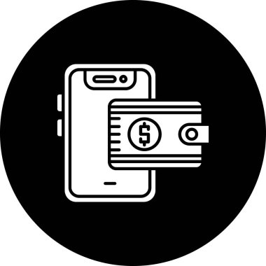 para vektör illüstrasyon simgesi