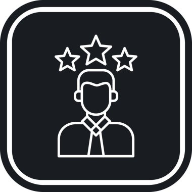 yıldız simgesi, vektör çizimi