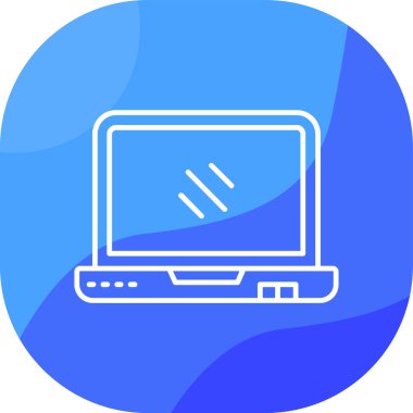 dizüstü bilgisayar simgesi. vektör illüstrasyonu