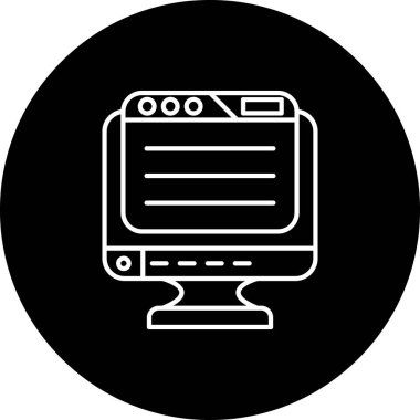 bilgisayar vektör illüstrasyonu