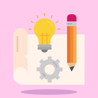 Ampul ve dişli simgesi