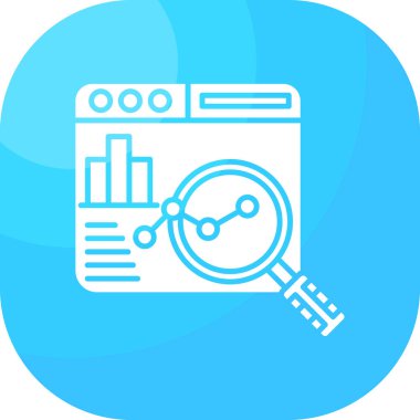 Moda biçimi izole edilmiş arkaplanda veri analiz simgesi