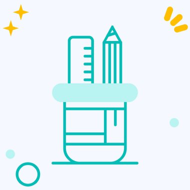 Kalem simgesi tasarım vektörü