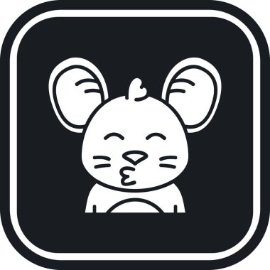 hayvan simgesi vektör illüstrasyonu