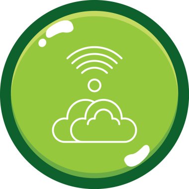 Bulut hesaplama. Web simgesi