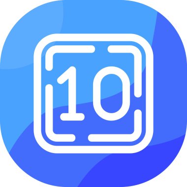 bir numaralı simge vektör illüstrasyon tasarımı