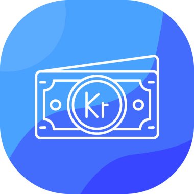 Para için. Web simgesi basit illüstrasyon