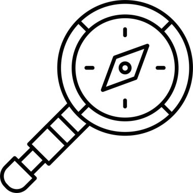 Pusula simgesi vektör resimlemesi