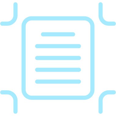 belge simgesi vektör illüstrasyonu