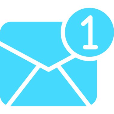 E- posta simgesinin vektör illüstrasyonu