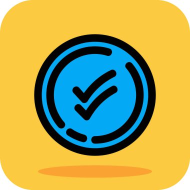 vektör onay işareti simgesi