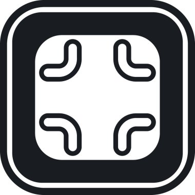 Moda biçimi izole edilmiş arkaplanda oyun zar simgesi