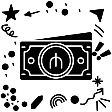 Para nakit dolar simgesi sağlam stil