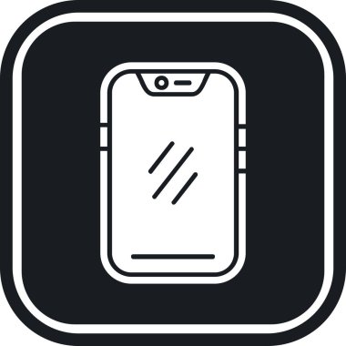 Vektör akıllı telefon simgesi illüstrasyonu