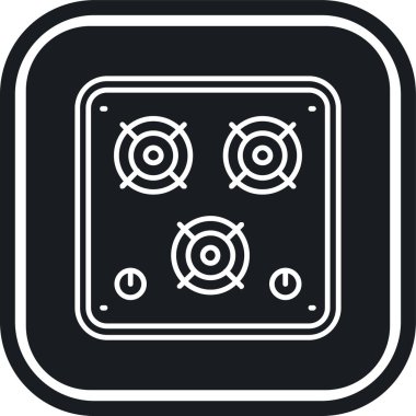 Modern b 'nin vektör illüstrasyonu simge müziğinden yoksun