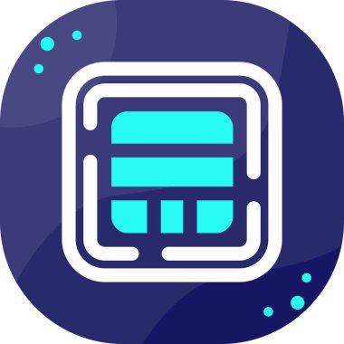 bir çipin vektör simgesi