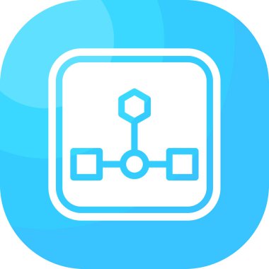 Modern b 'nin vektör illüstrasyonu eksik simgesi