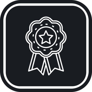 Ödül. Web simgesi basit tasarım