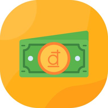 Nakit para ikonu düz stil