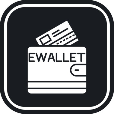 Nakit kart ikonu. Web için para vektör simgesinin basit illüstrasyonu