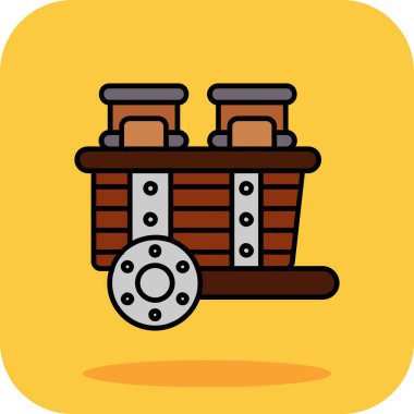 Varil ikonu. taslak fıçı varilleri vektör simgesi rengi düz izole