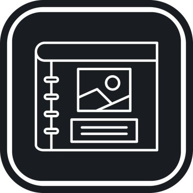 Web simgesi, vektör illüstrasyonu