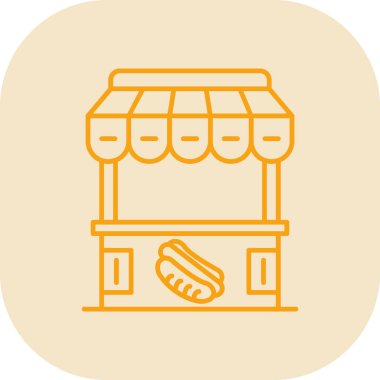 Gıda simgesinin vektör illüstrasyonu