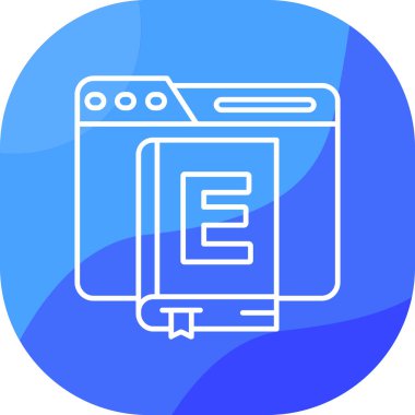 kitap simgesi vektör illüstrasyonu