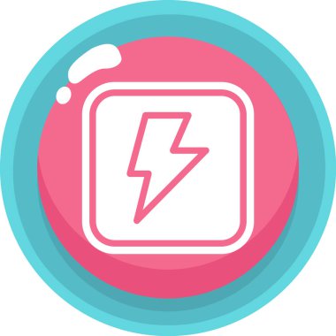 elektrik güç vektörü sembol tasarımı